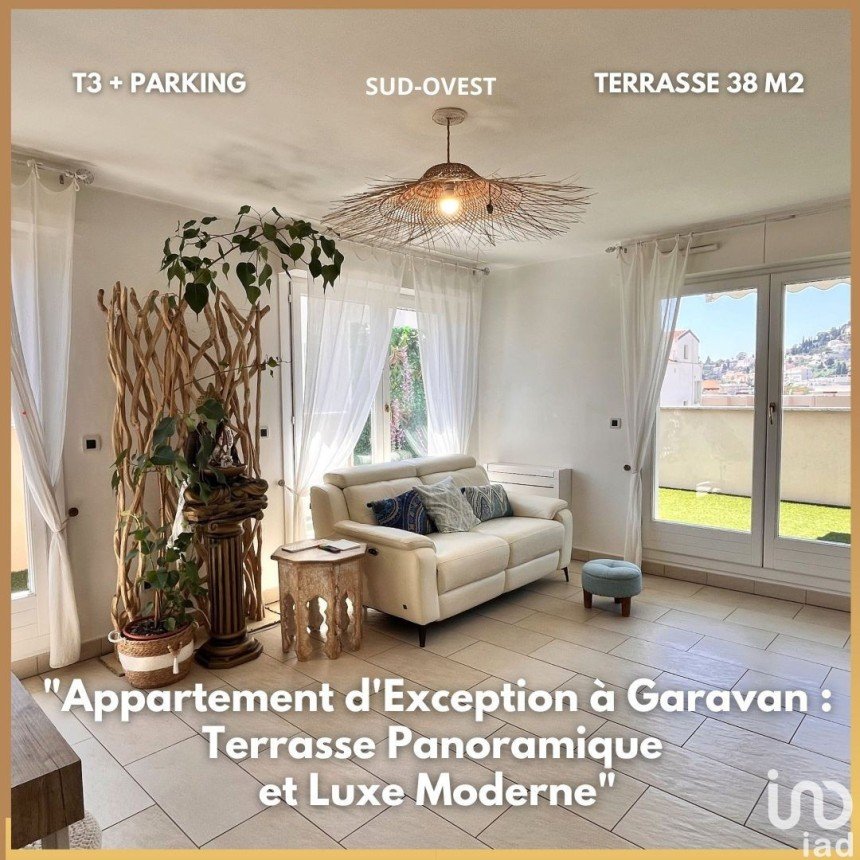 Appartement 3 pièces de 61 m² à Menton (06500)