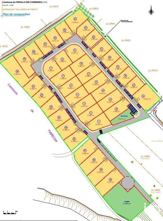 Land of 652 m² in Ferrals-les-Corbières (11200)