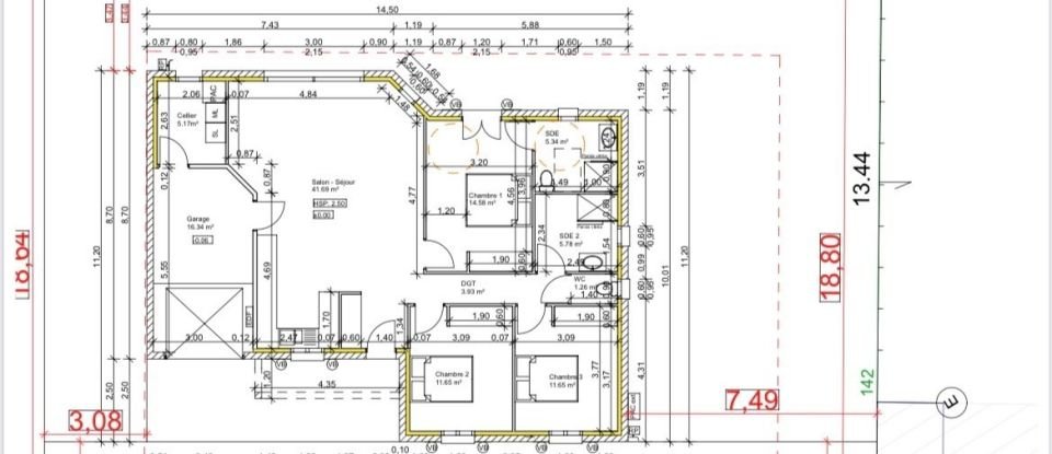 Pavilion 5 rooms of 101 m² in Meschers-sur-Gironde (17132)