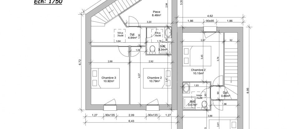 Maison traditionnelle 5 pièces de 112 m² à Saint-Gilles-Croix-de-Vie (85800)