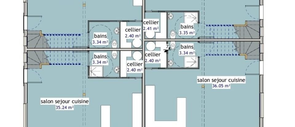 Duplex 3 pièces de 78 m² à Valdahon (25800)