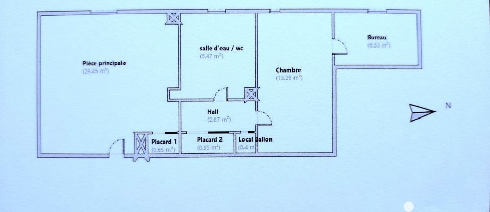 Apartment 2 rooms of 54 m² in Laigneville (60290)