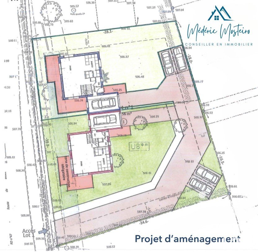 Terrain de 1 156 m² à Valleiry (74520)