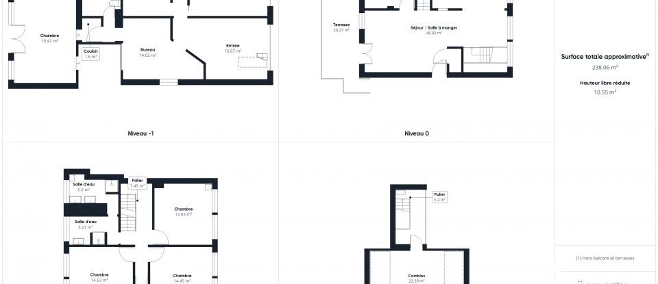 Maison 8 pièces de 196 m² à Le Chesnay (78150)