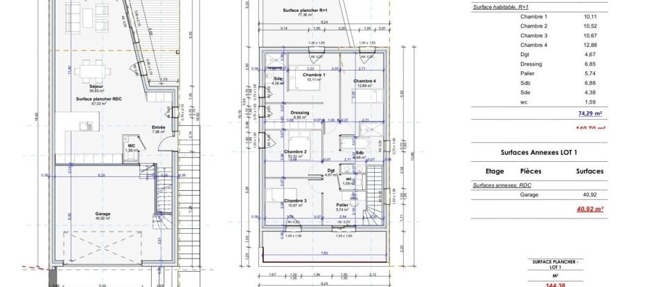 House 6 rooms of 140 m² in Jussy (57130)