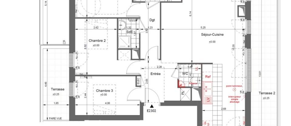 Appartement 4 pièces de 96 m² à Fontainebleau (77300)