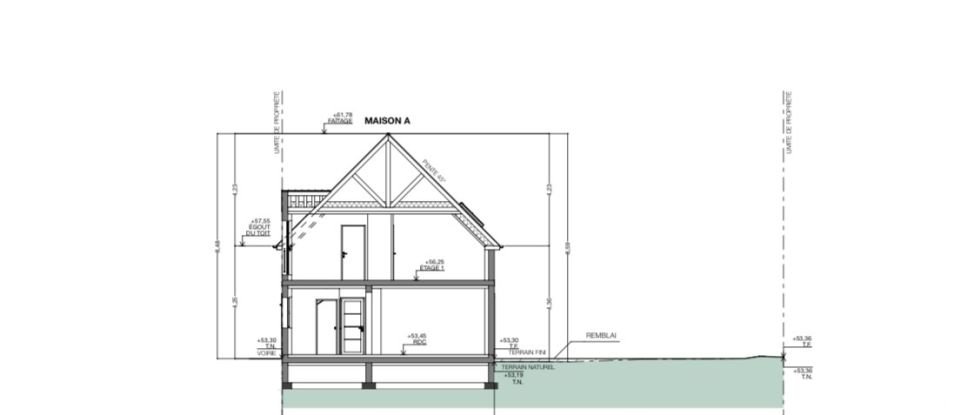 House 4 rooms of 85 m² in Cambronne-lès-Ribécourt (60170)