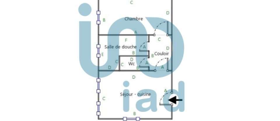 Apartment 2 rooms of 49 m² in Collégien (77090)