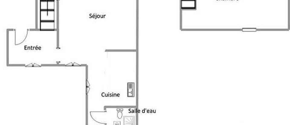 Duplex 3 pièces de 48 m² à Dreux (28100)