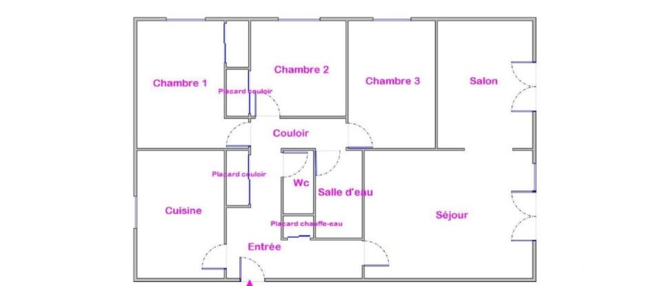 Apartment 4 rooms of 88 m² in Le Mans (72000)