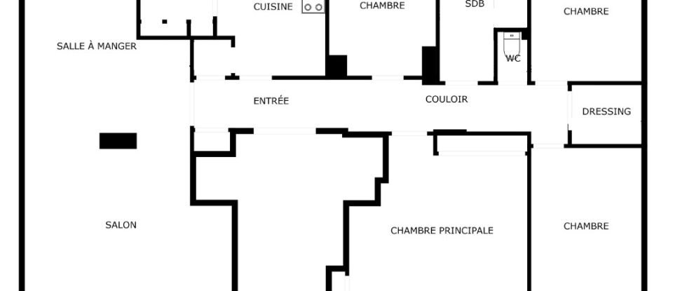 Appartement 5 pièces de 124 m² à Rouen (76000)