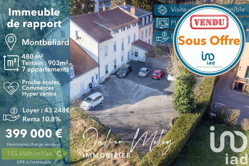 Building in Montbéliard (25200) of 480 m²