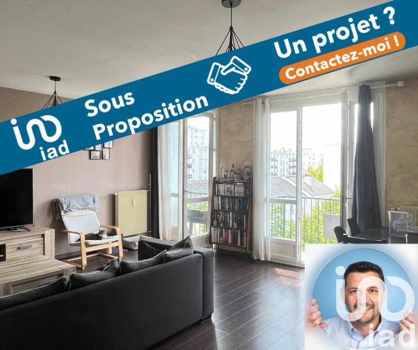 Appartement 3 pièces de 76 m² à Joué-lès-Tours (37300)