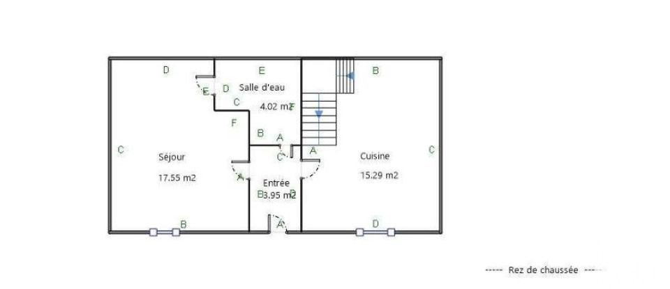 House 3 rooms of 62 m² in Penmarch (29760)