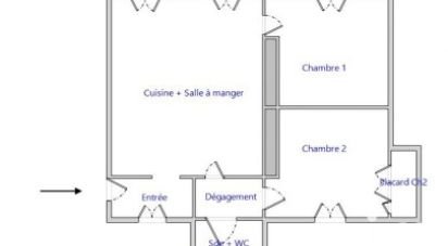 Apartment 3 rooms of 65 m² in Saint-Prest (28300)