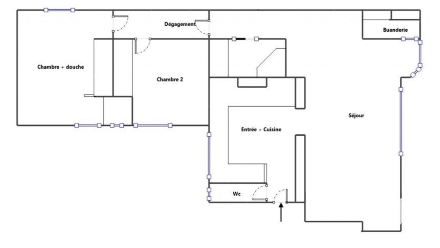 Apartment 3 rooms of 80 m² in Bagneux (92220)