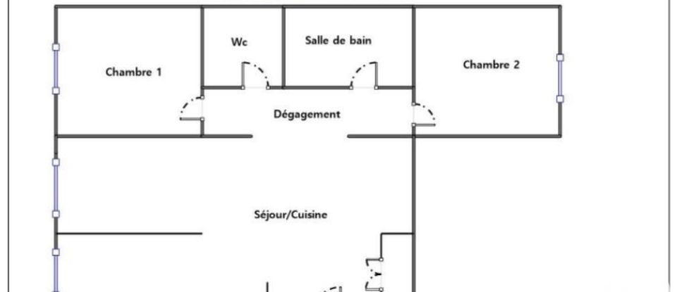 Apartment 3 rooms of 51 m² in Le Pré-Saint-Gervais (93310)