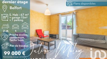 Apartment 3 rooms of 66 m² in Belfort (90000)