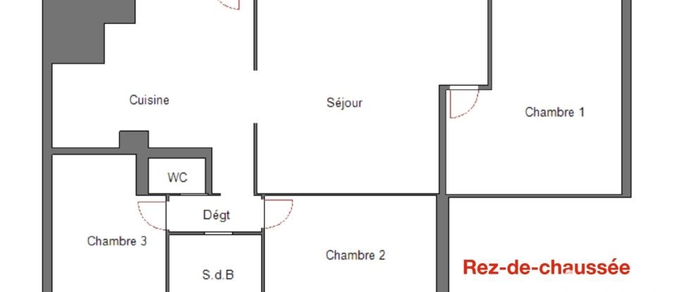 Town house 4 rooms of 76 m² in Le Pecq (78230)