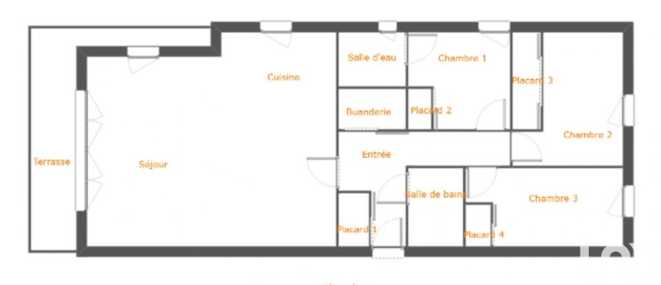 Appartement 4 pièces de 80 m² à Saint-Cyr-sur-Mer (83270)