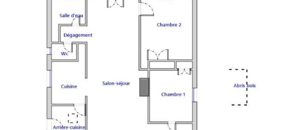 Traditional house 5 rooms of 100 m² in Les Moutiers-en-Retz (44760)