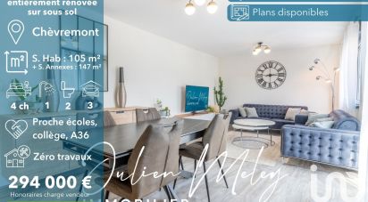 Maison 6 pièces de 105 m² à Chèvremont (90340)