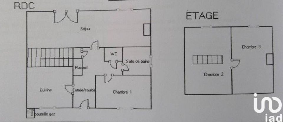 Maison traditionnelle 3 pièces de 90 m² à Saint-Pierre-lès-Nemours (77140)