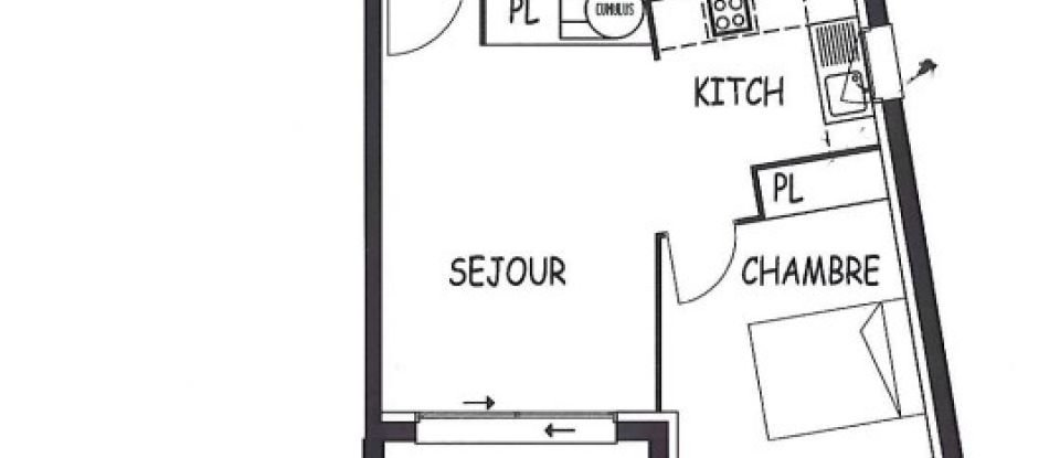 Appartement 2 pièces de 53 m² à Toulouse (31200)