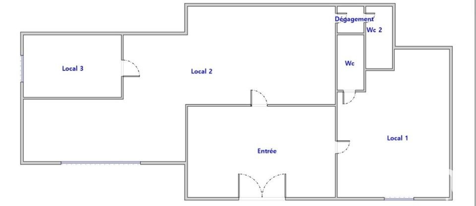 Local d'activités de 79 m² à Margny-lès-Compiègne (60280)