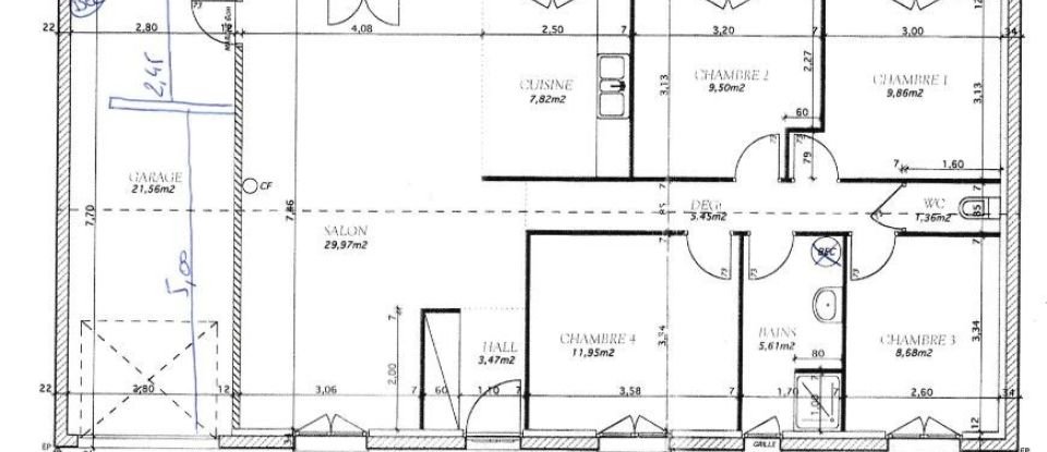 Maison 7 pièces de 94 m² à Waldwisse (57480)