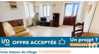 Village house 3 rooms of 53 m² in Le Vieux-Marché (22420)