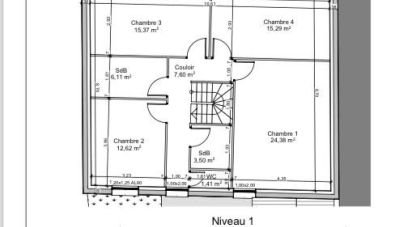 Land of 308 m² in Taissy (51500)