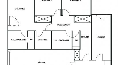 Apartment 5 rooms of 103 m² in Mont-Saint-Aignan (76130)