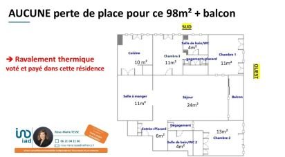 Apartment 5 rooms of 98 m² in Vaucresson (92420)