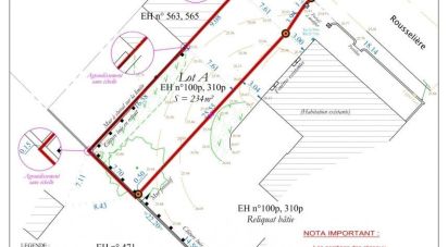 Land of 234 m² in Vertou (44120)