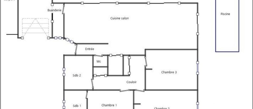 House 3 rooms of 111 m² in Luc-sur-Orbieu (11200)