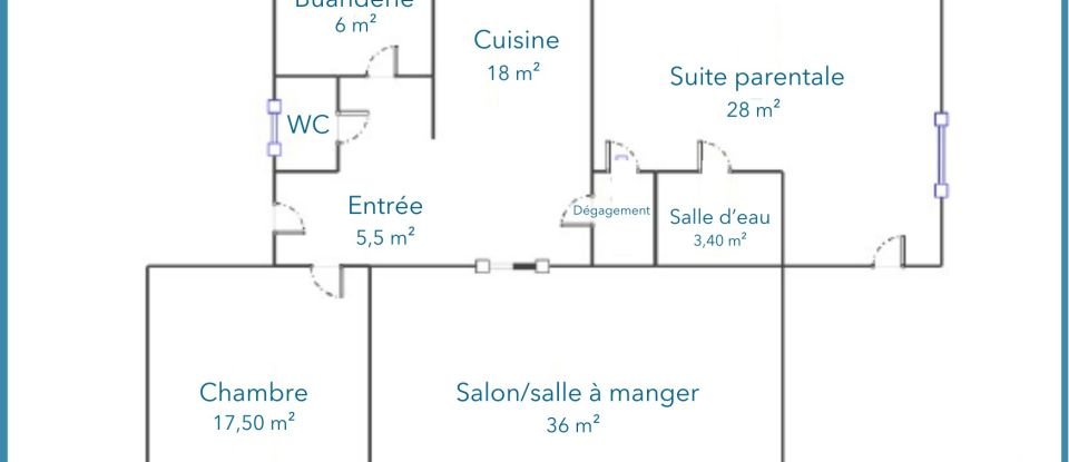 Maison 5 pièces de 168 m² à Plessé (44630)