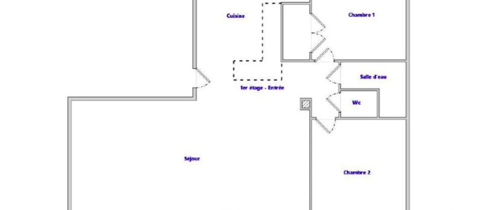 Apartment 3 rooms of 62 m² in Tournon-sur-Rhône (07300)