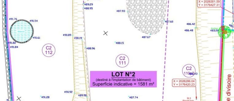 Terrain de 1 581 m² à Tourrettes-sur-Loup (06140)