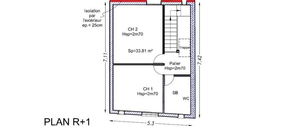 Maison 5 pièces de 105 m² à Fontenay-sous-Bois (94120)