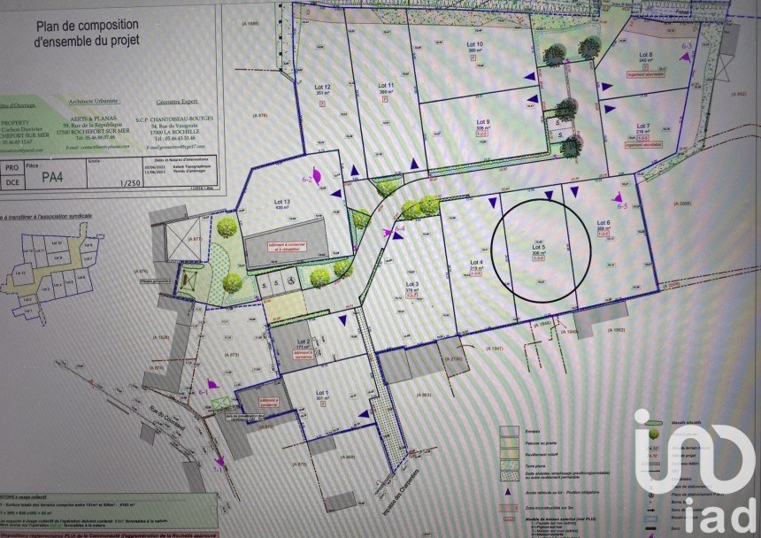 Terrain de 306 m² à Vérines (17540)