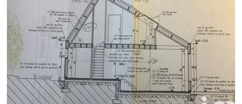 Maison 3 pièces de 85 m² à Grand-Fougeray (35390)