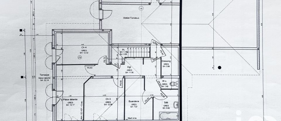 Architect house 7 rooms of 175 m² in Montferrat (38620)