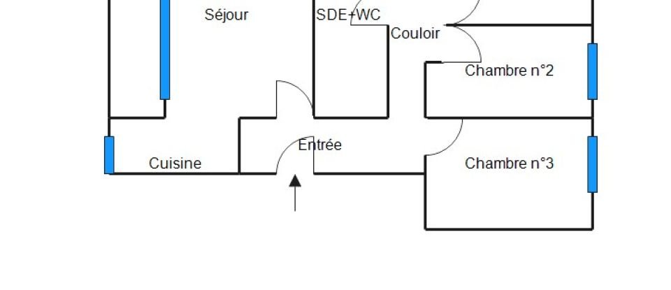 Appartement 4 pièces de 89 m² à Courbevoie (92400)