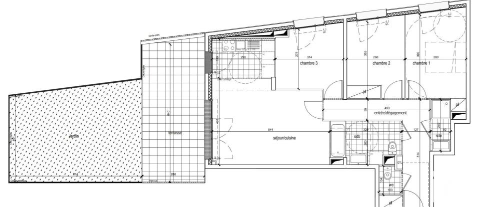 Appartement 4 pièces de 77 m² à Asnières-sur-Seine (92600)