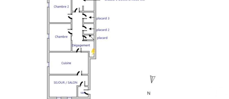 Appartement 4 pièces de 60 m² à Collobrières (83610)