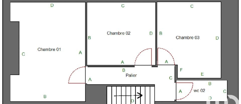 Maison traditionnelle 4 pièces de 73 m² à Savenay (44260)