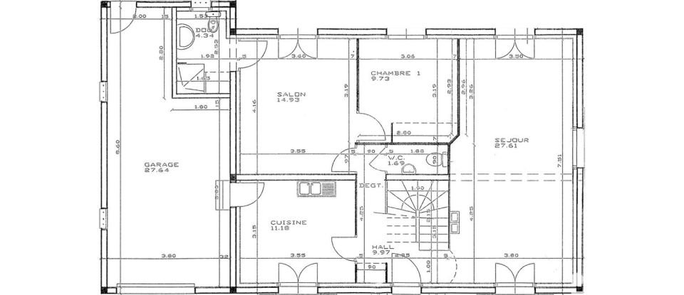 Maison traditionnelle 7 pièces de 151 m² à Mauguio (34130)