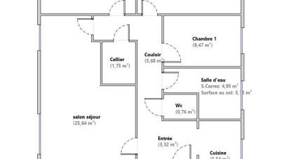 Apartment 5 rooms of 81 m² in Ablon-sur-Seine (94480)