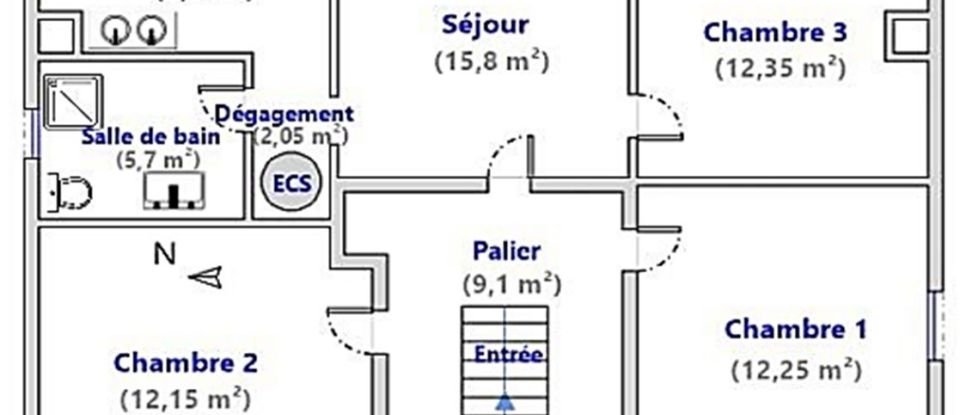 Maison de ville 7 pièces de 168 m² à Saint-Clément (89100)